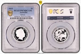 2015 $1 Silver PR70DCAM