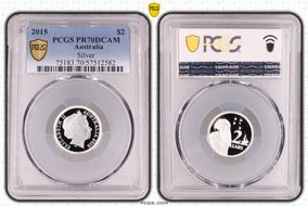 2015 $2 Silver PR70DCAM