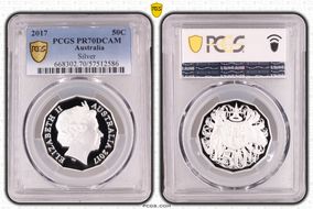 2017 50C Silver PR70DCAM