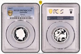 2017 $1 Silver PR70DCAM