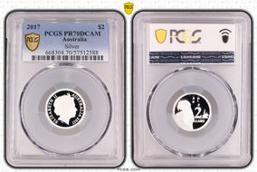 2017 $2 Silver PR70DCAM