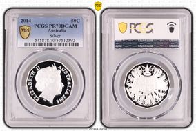 2014 50C Silver PR70DCAM