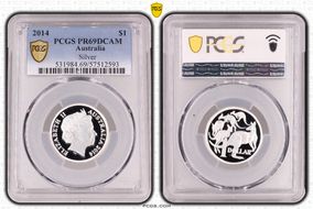 2014 $1 Silver PR69DCAM