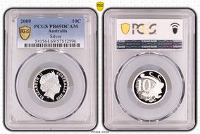 2009 10C Silver PR69DCAM