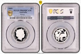 2009 $1 Silver PR69DCAM