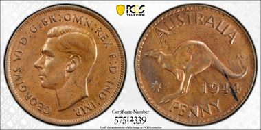 1944 (m) 1D MS63BN