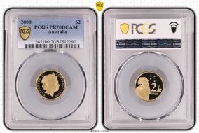 2000 $2 PR70DCAM