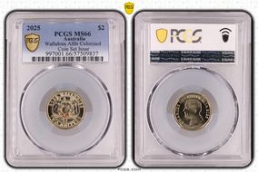 2025 $2 Wallabies AlBr Colorized Coin Set Issue MS66