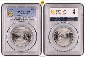 2019 50C ASIO 70th Anniversary MS68