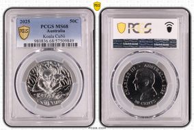 2025 50C Koala CuNi MS68