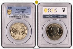 2025 50C Colours of Light Al-Br Treasured Australian Poetry MS67