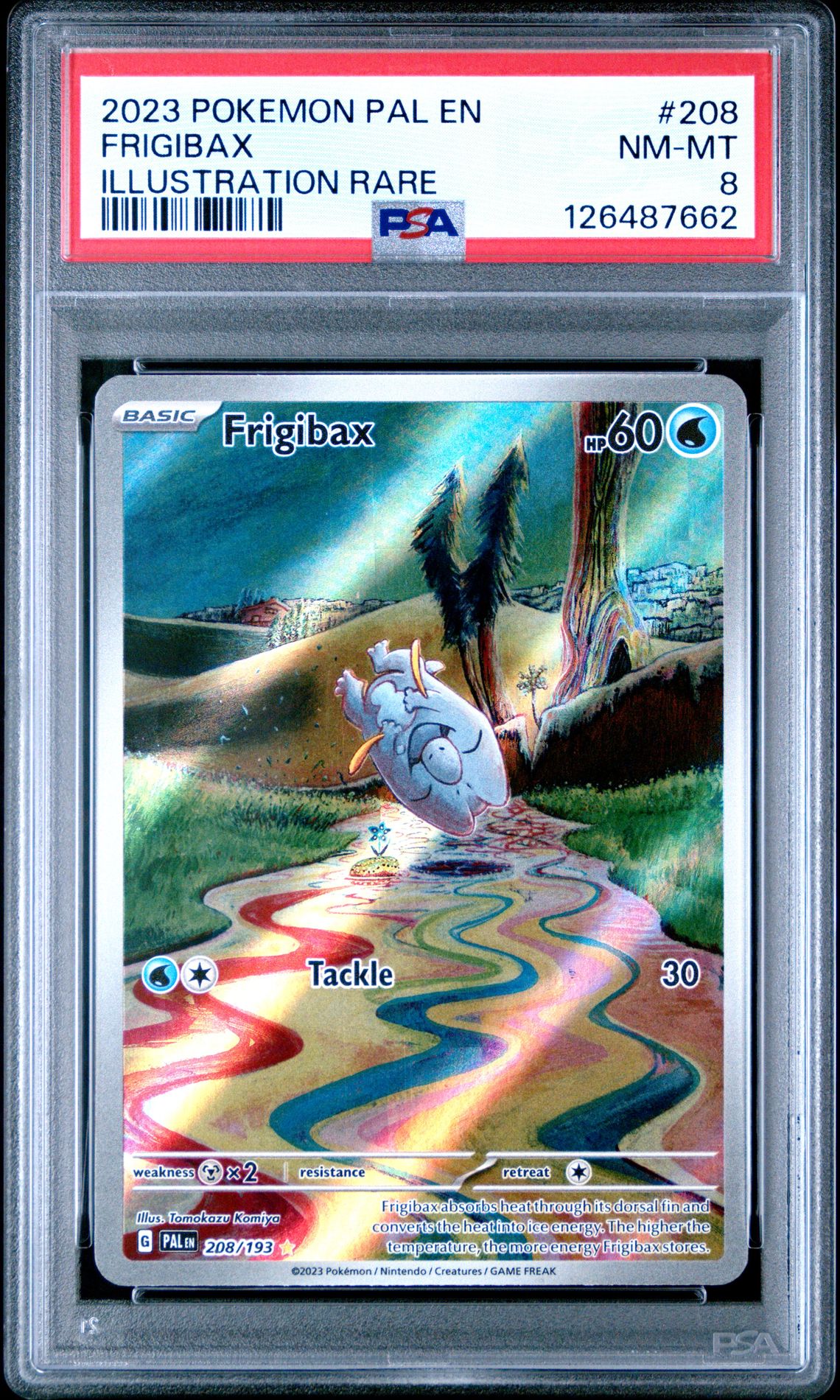 2023 Pokemon Pal En-Paldea Evolved Frigibax #208 (Illustration Rare) Nm-Mt 8 front