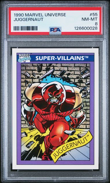 1990 Marvel Marvel Universe #55 Juggernaut front