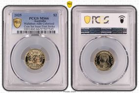2025 $2 Wallabies AlBr Colorized Coin Set Issue First Strike MS66