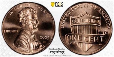 2025-D 1C Shield MS66RD