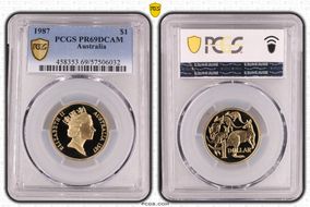 1987 $1 PR69DCAM
