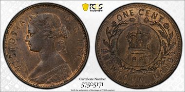 1880 1C Round 0, Even Date MS63BN