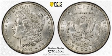 1902-O $1 MS62