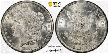 1883-CC $1 GSA Hoard MS62