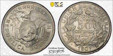 1907-PTS MM 50C MS65