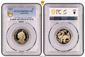 2021 $1 PR69DCAM