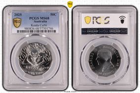 2025 50C Koala CuNi MS68