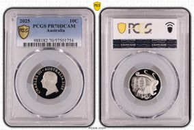 2025 10C PR70DCAM