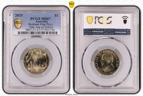 2025 $1 Brisbane Map Privy 30th Ann of ANDA MS67