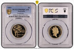 1993 $1 Landcare PR69DCAM