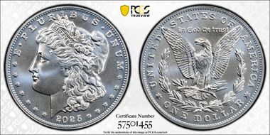 2025 $1 Morgan Dollar MS69