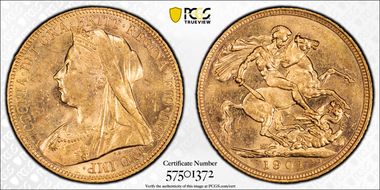 1901-S Sov S-3877 MS63