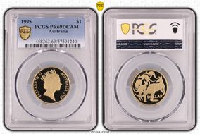 1995 $1 PR69DCAM