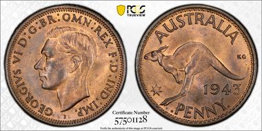 1943-I (b) 1D KM-36 MS64RB