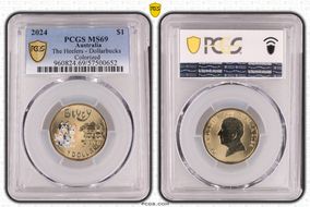 2024 $1 The Heelers - Dollarbucks Colorized MS69