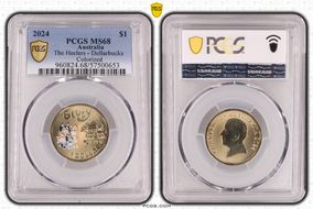 2024 $1 The Heelers - Dollarbucks Colorized MS68