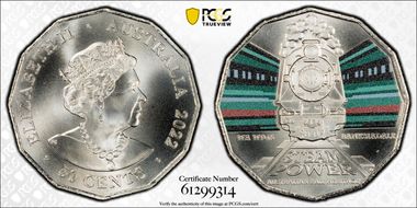 2022 50C WA W945 Banksiadale Australian Rail Heritage MS69