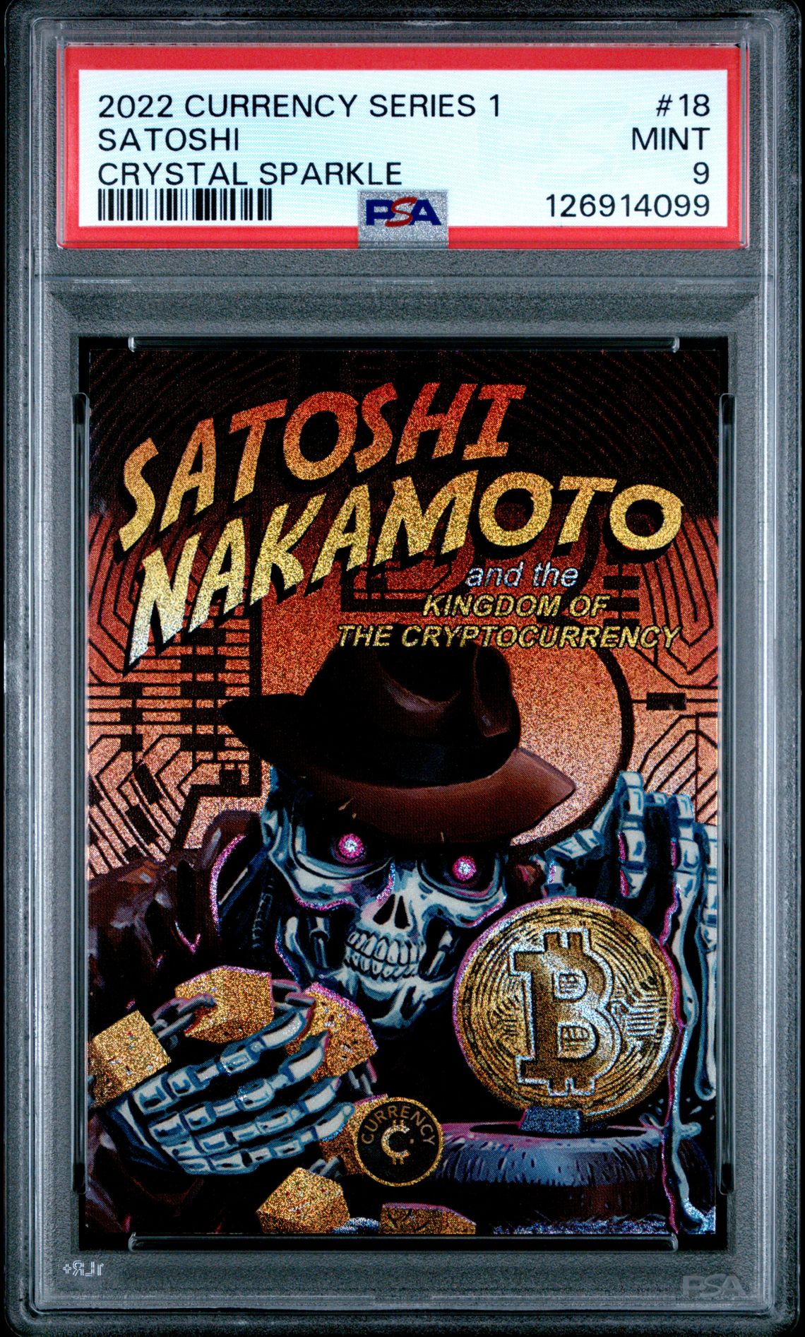 2022 CARDSMITHS CURRENCY SERIES 1 Sparkle #2 Satoshi front