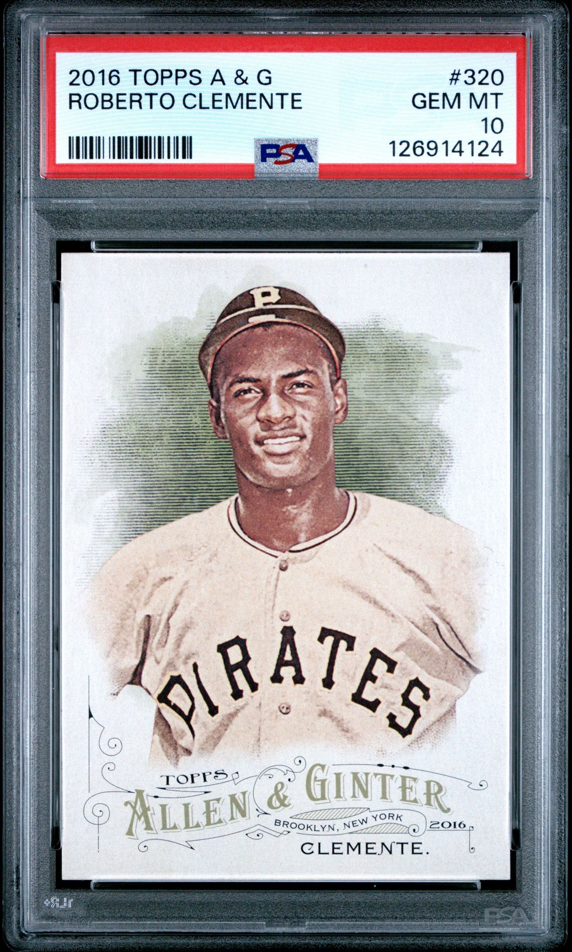 2016 Topps TOPPS ALLEN & GINTER #320 Roberto Clemente front