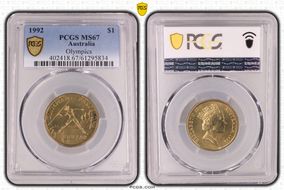 1992 $1 Olympics MS67