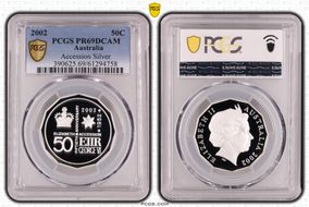 2002 50C 50th Anniv. Accession Ag PR69DCAM