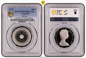 1977 50C Jubilee PR70DCAM