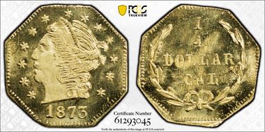 1873 G25C BG-727 MS67