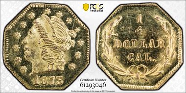 1873 G25C BG-728 MS65