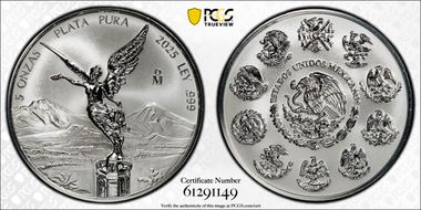 2025-Mo 5 Onza Libertad Ag Rev PR PR70