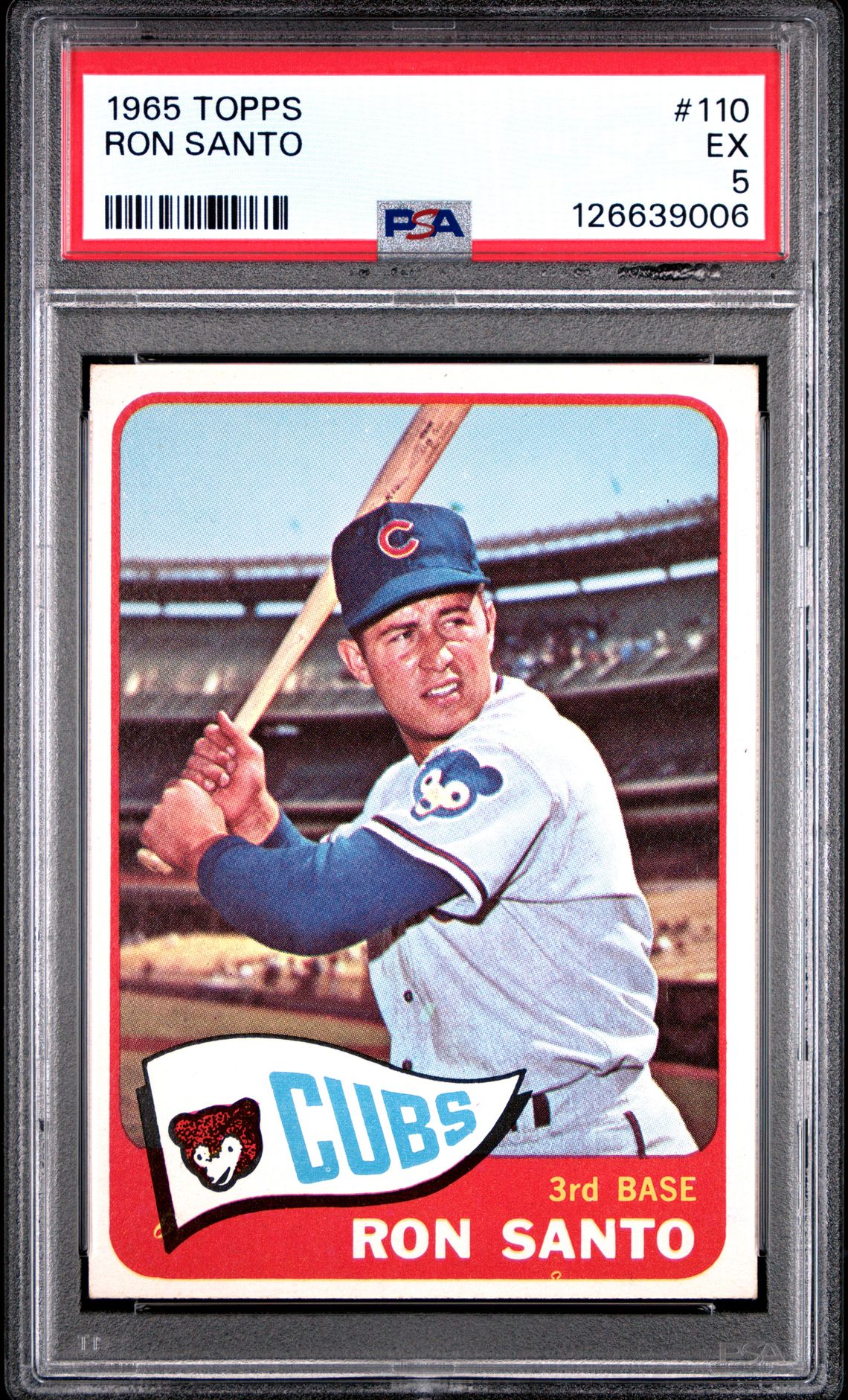1965 Topps TOPPS #110 Ron Santo front