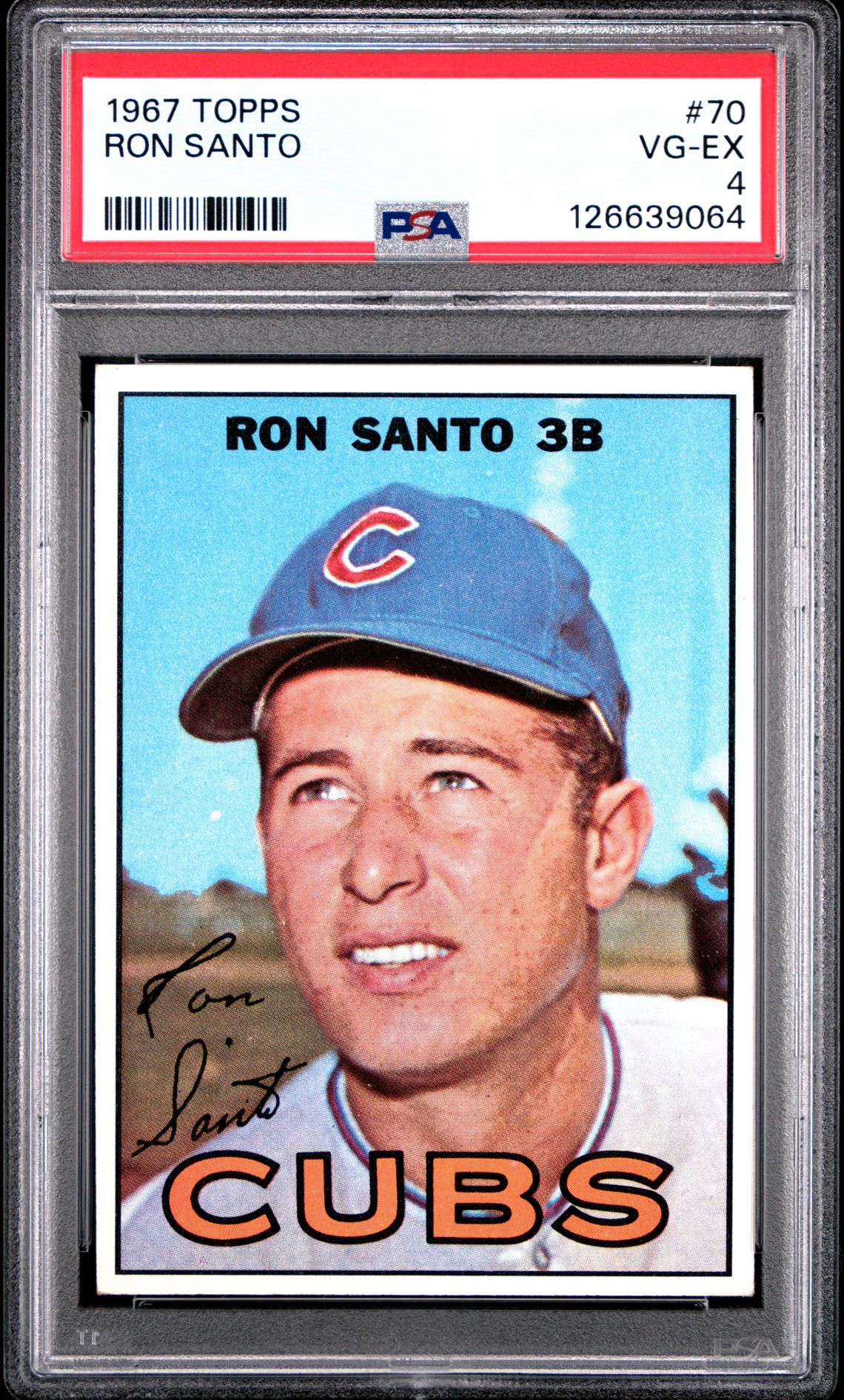 1967 Topps TOPPS #70 Ron Santo front