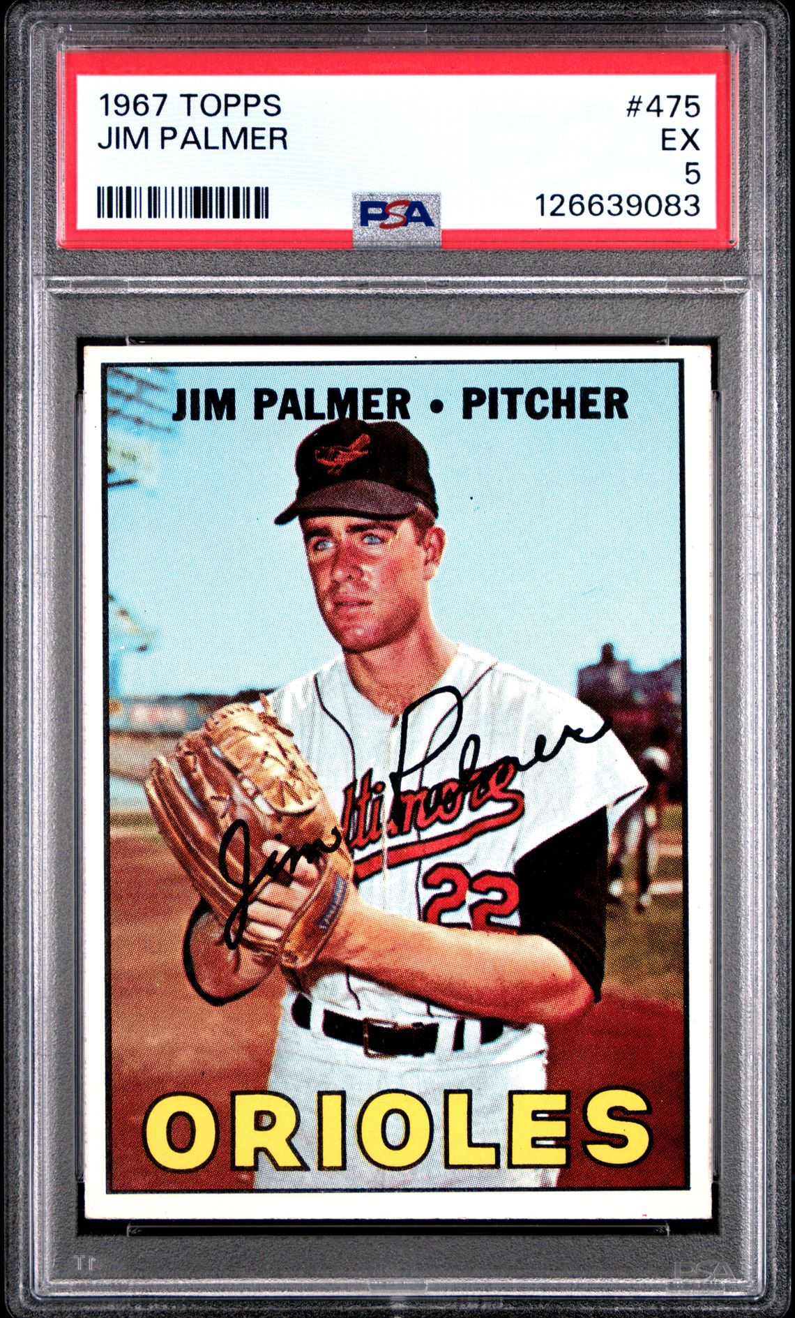 1967 Topps TOPPS #475 Jim Palmer front