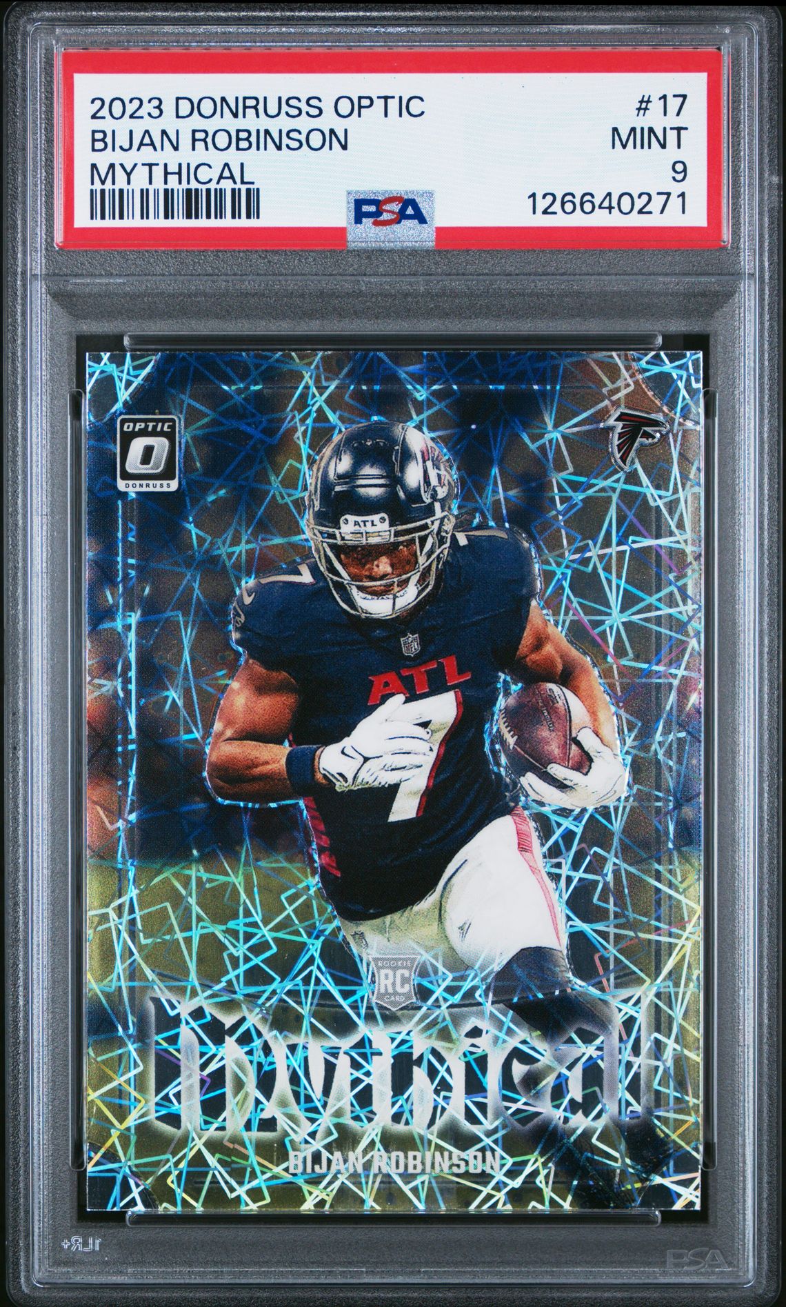 2023 Panini PANINI DONRUSS OPTIC MYTHICAL #17 Bijan Robinson front