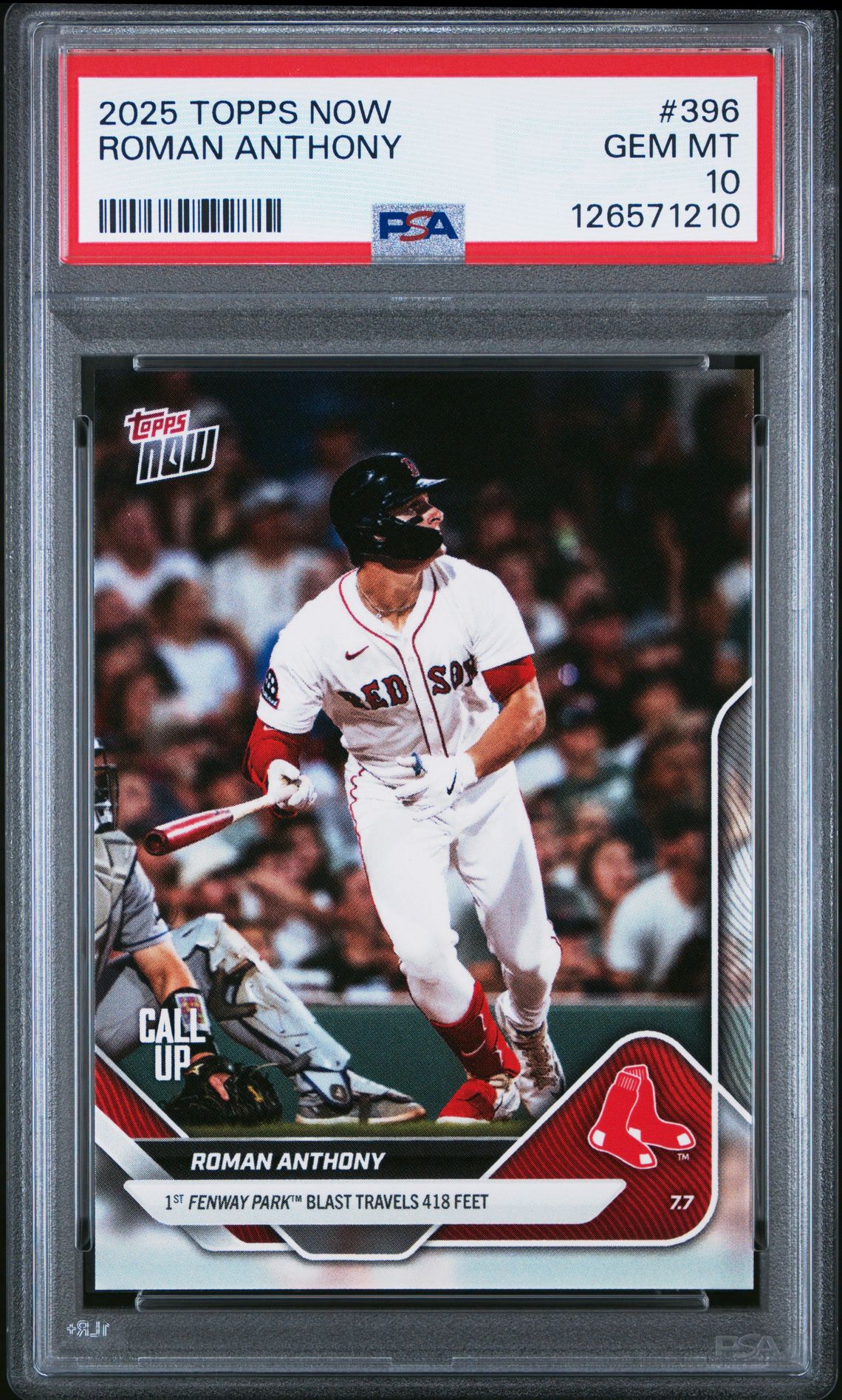 2025 Topps TOPPS NOW Red #396 Roman Anthony front
