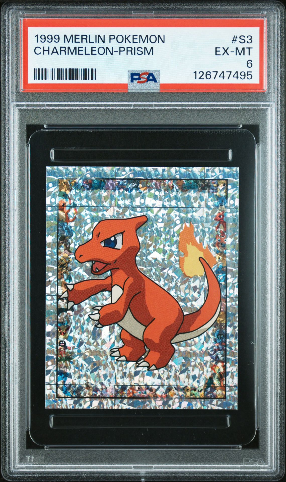 1999 Pokemon Silver #S3 Charmeleon-Prism front